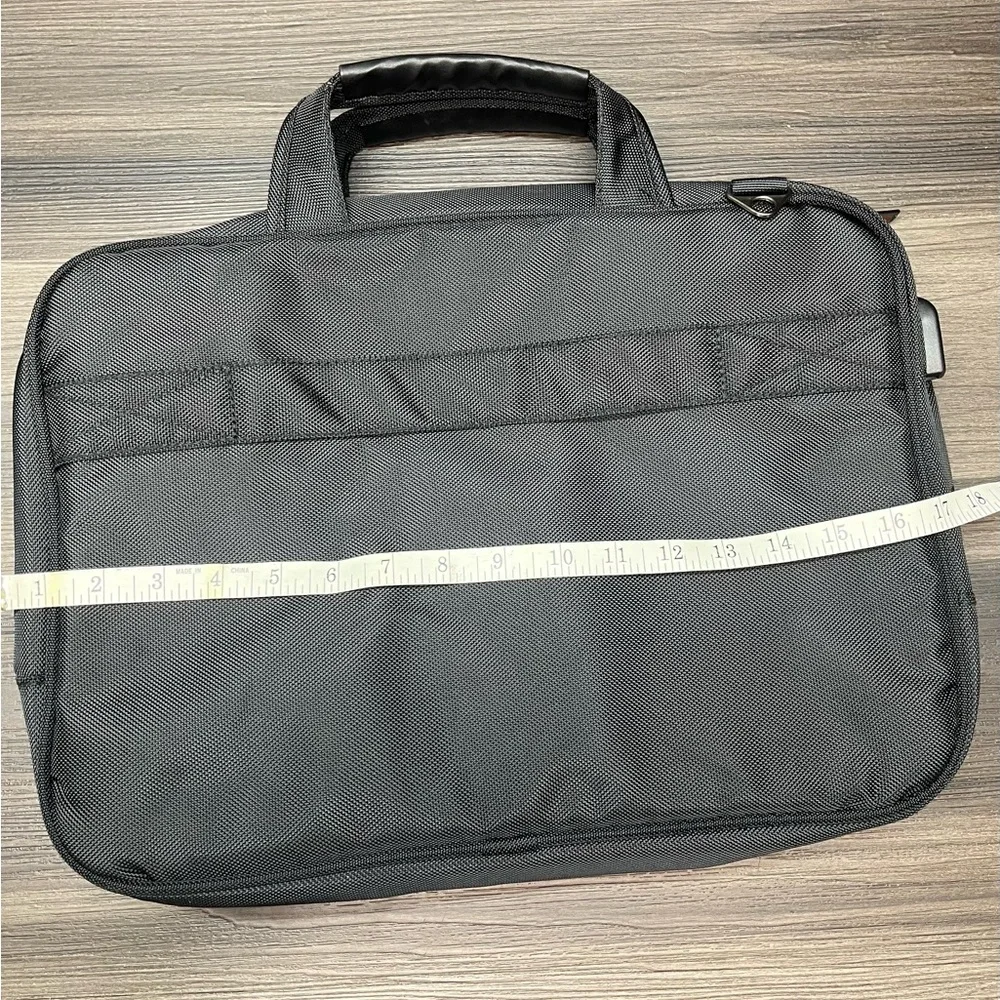 CODi Black Laptop Bag w/ USB Charging Port